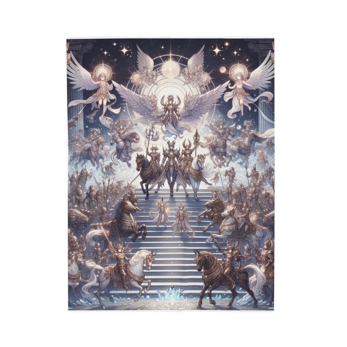 Heavenly Ascent - Plush Blanket