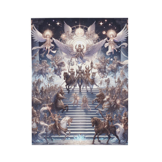 Heavenly Ascent - Plush Blanket
