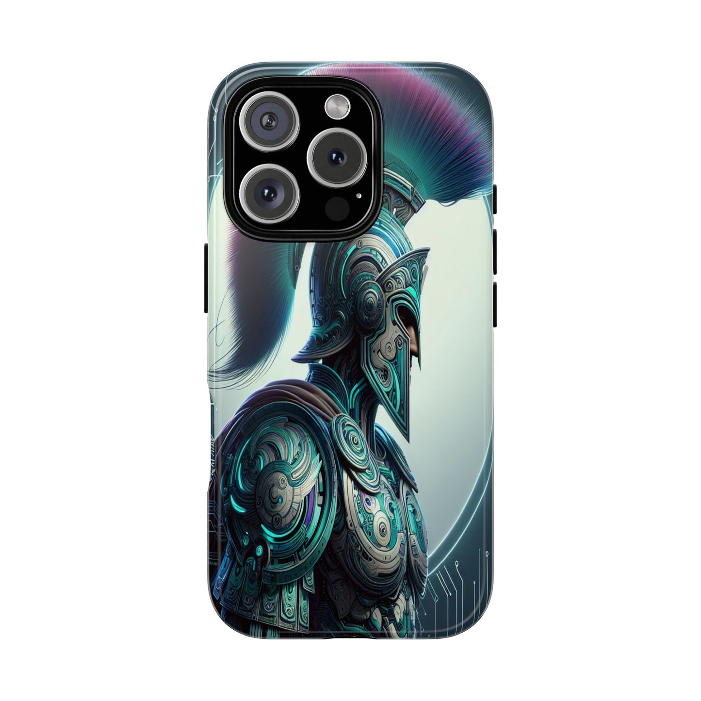 Custom ProtectiveGuardian of the Digital RealmIphone Case Compatible With Iphone 16 15 14 - Phone Cover