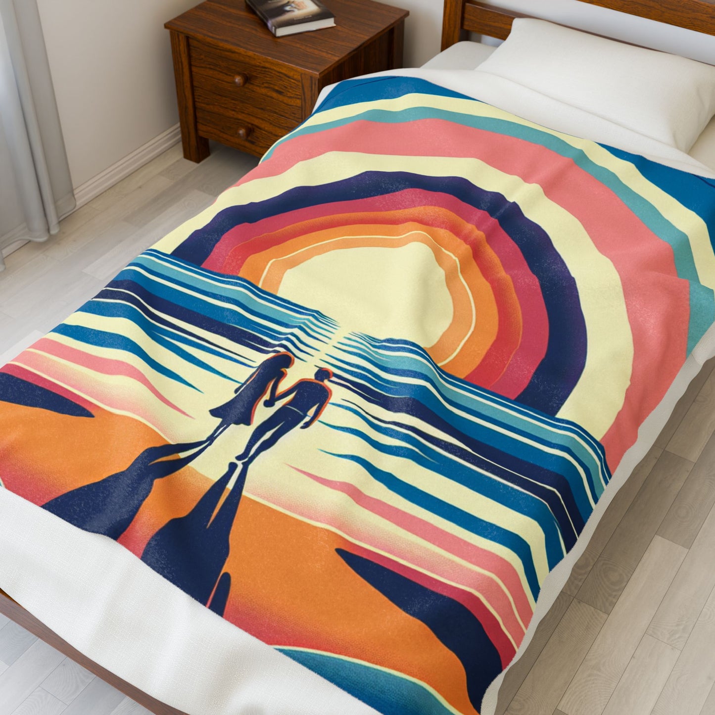 Horizon of Hues- Plush Blanket