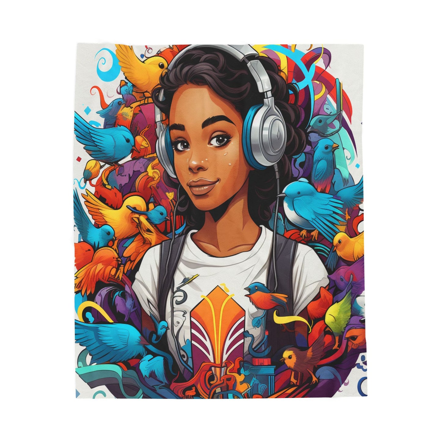 Melody of Colors- Plush Blanket