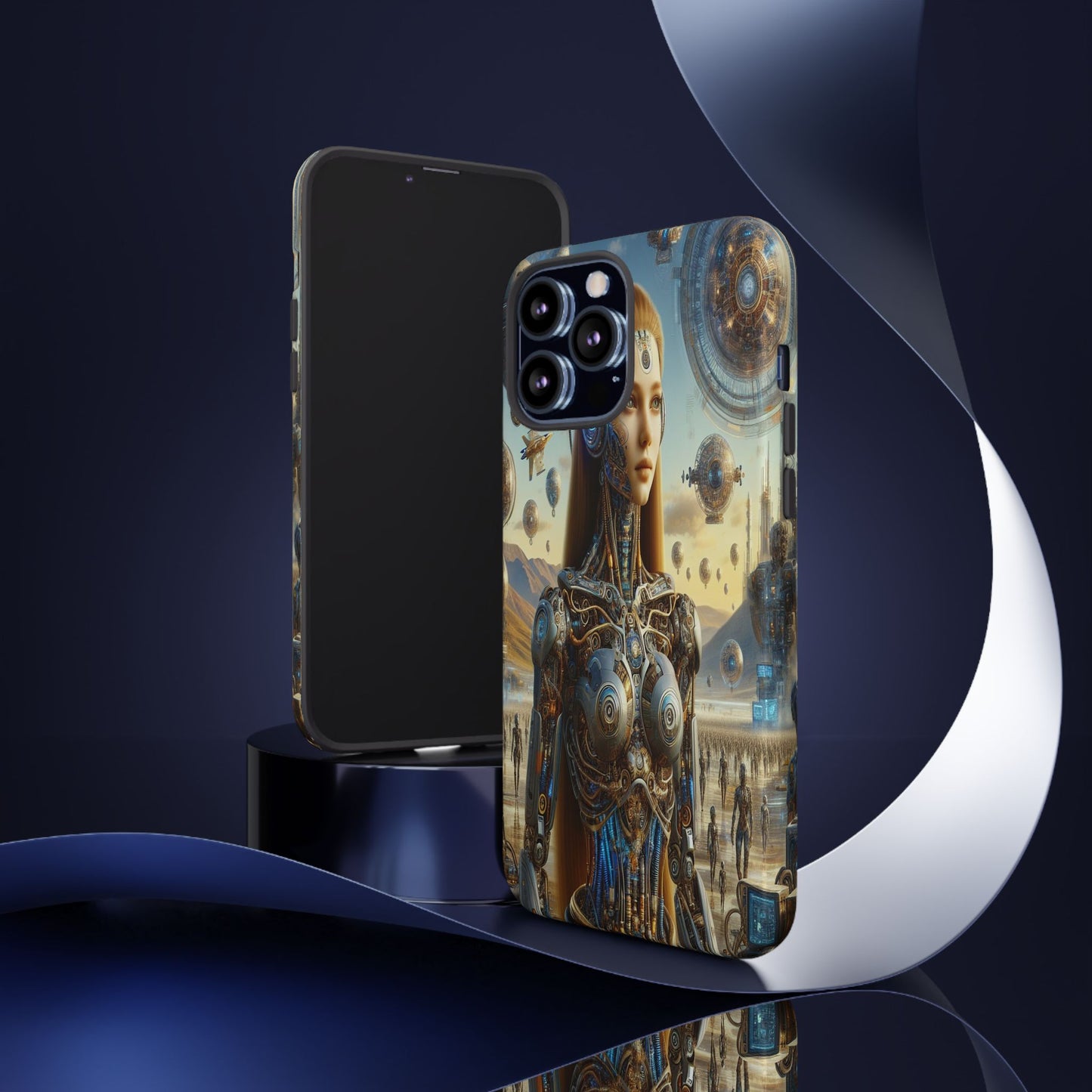 Futuristic Realm of Technology - Phone Case