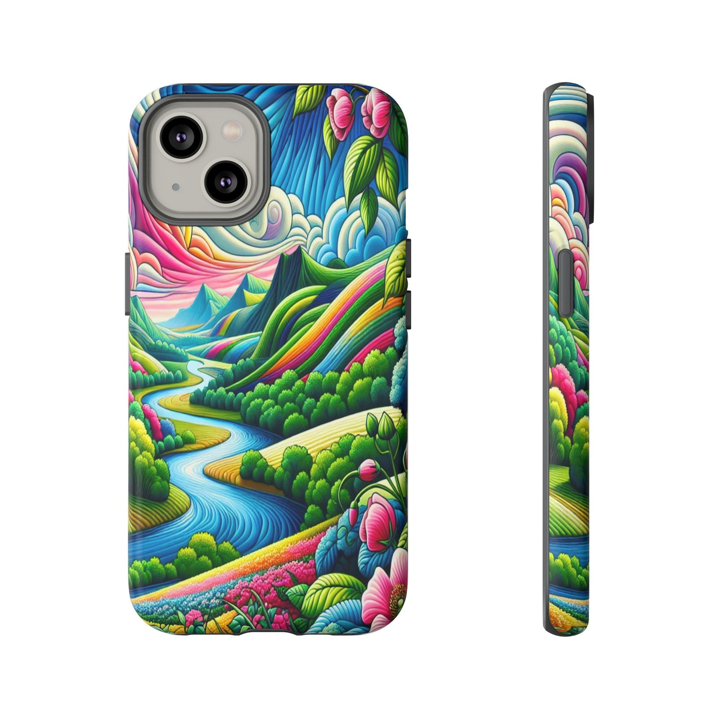 Colorful Landscape Fantasy - Phone Case