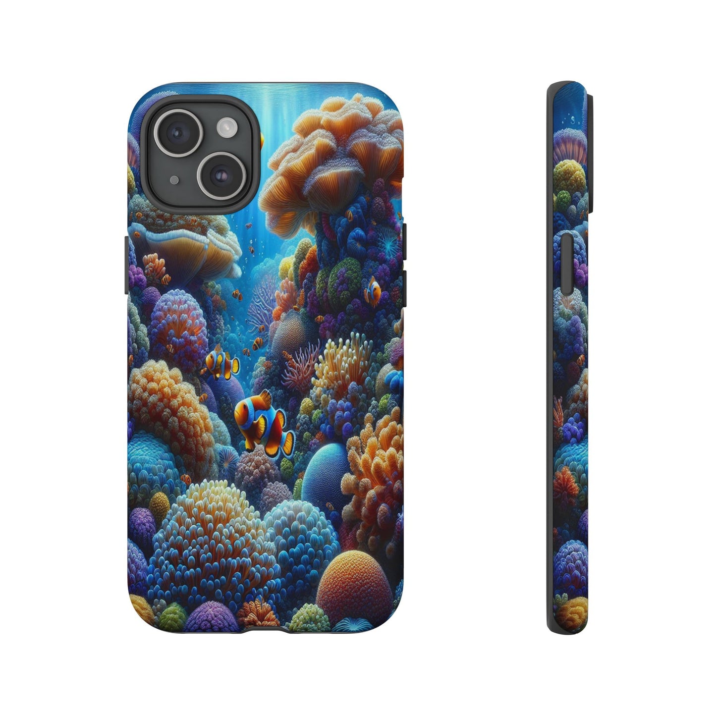 Custom ProtectiveUnderwater Paradise Alive with ColorIphone Case Compatible With Iphone 16 15 14 - Phone Cover