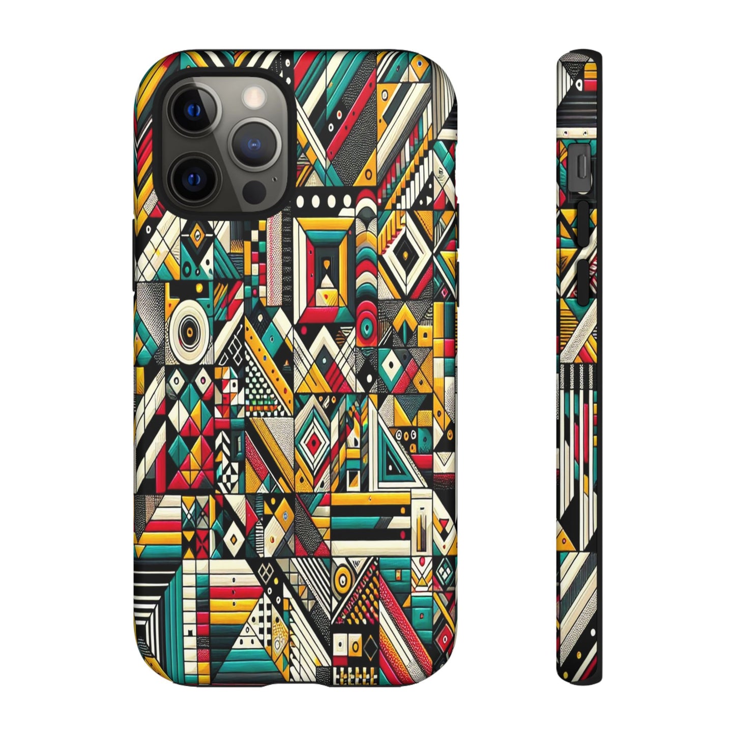 Custom ProtectiveGeometric KaleidoscopeIphone Case Compatible With Iphone 16 15 14 - Phone Cover