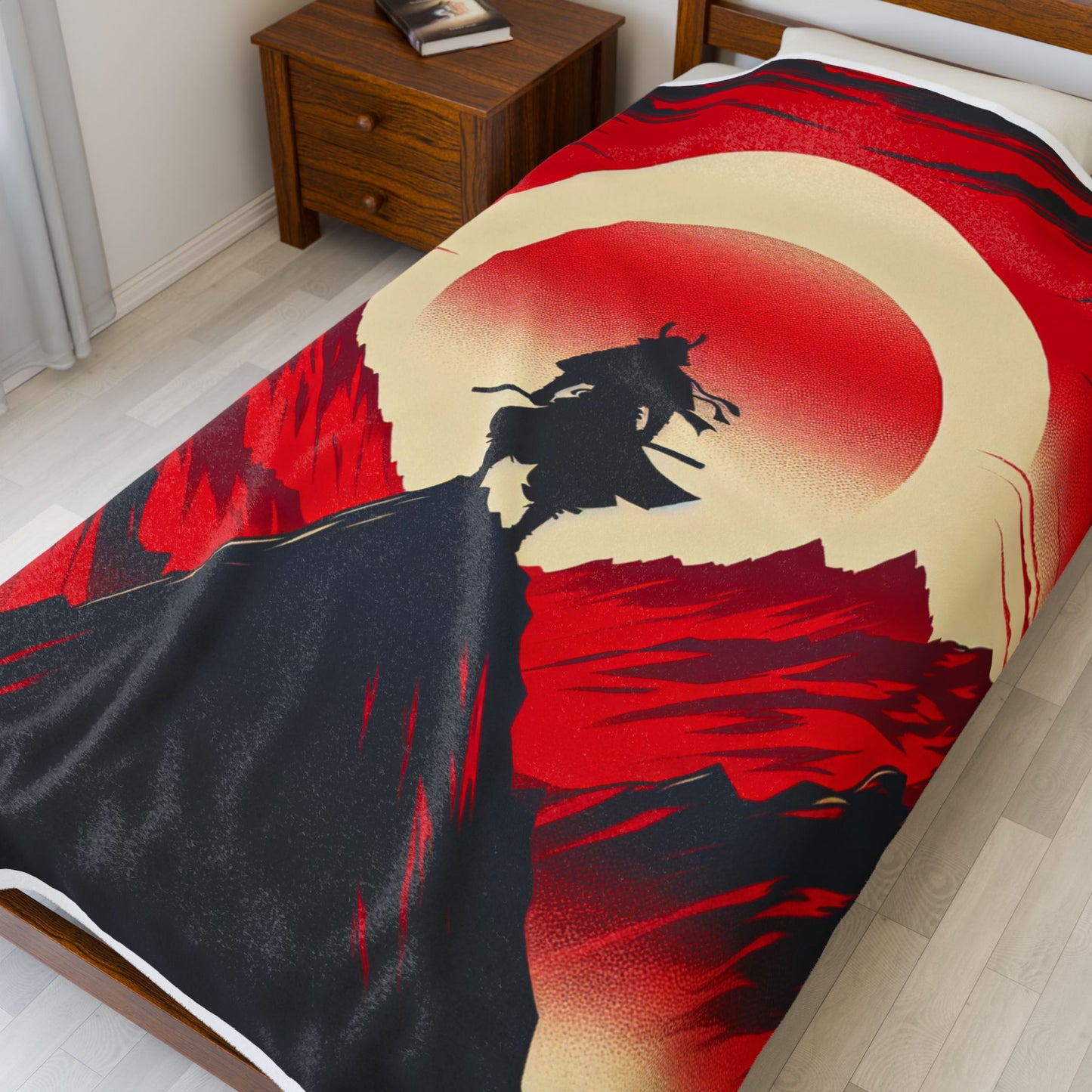 Warrior at Dawn - Plush Blanket