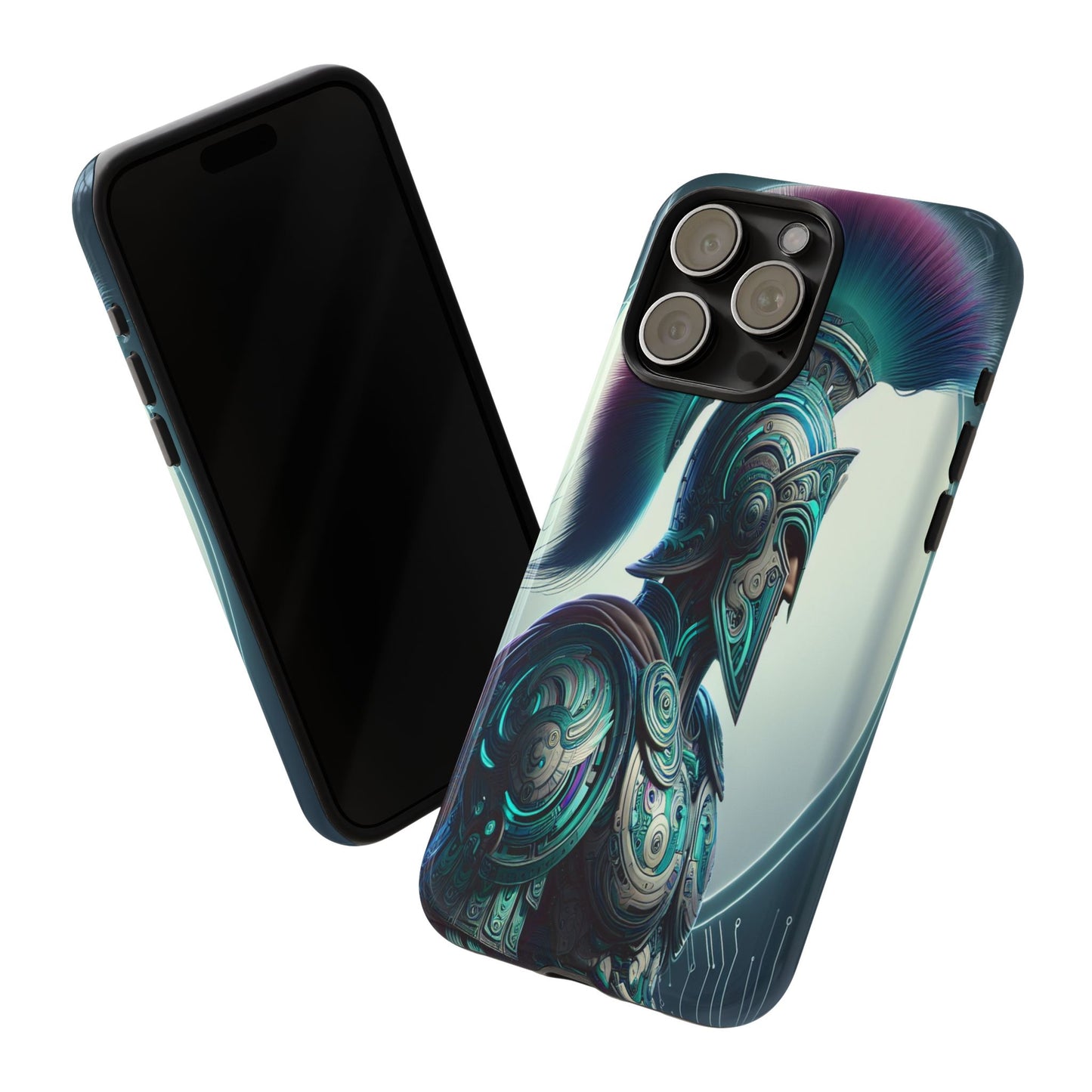 Custom ProtectiveGuardian of the Digital RealmIphone Case Compatible With Iphone 16 15 14 - Phone Cover