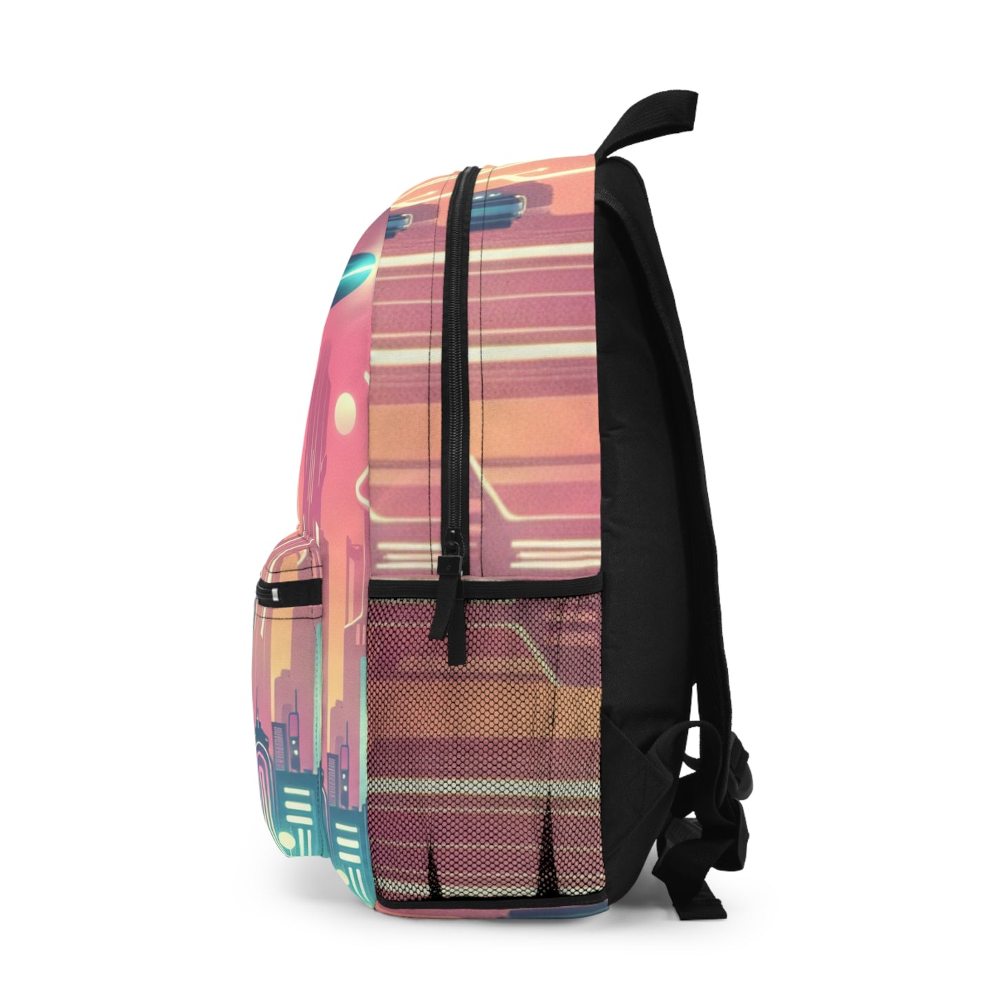 Futuristic Skyline Scene- Backpack