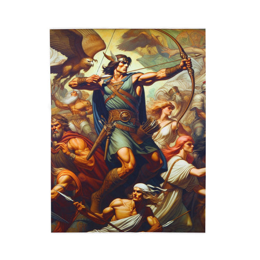 Odyssey of Ancient Legends- Plush Blanket