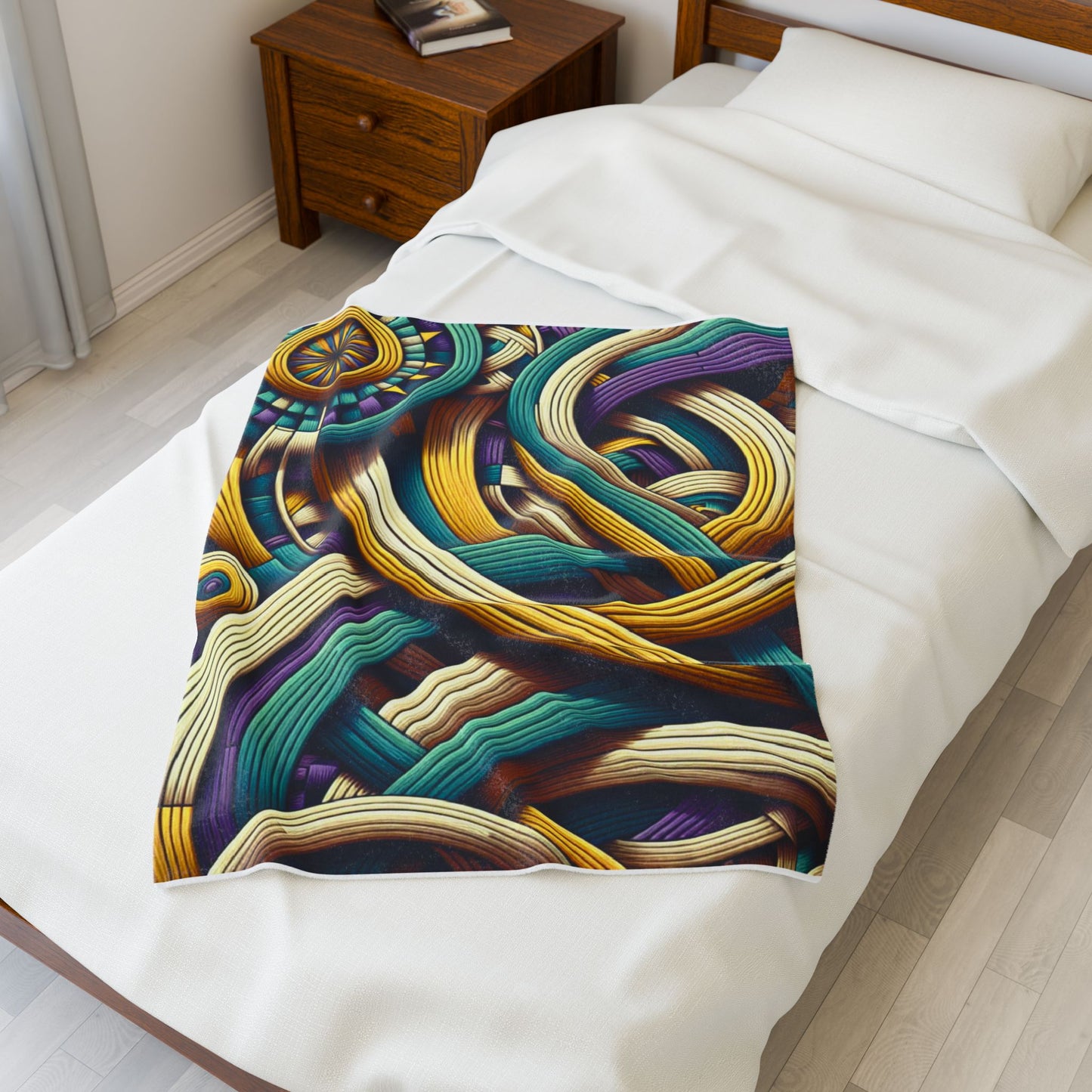 Interwoven Tapestry - Plush Blanket