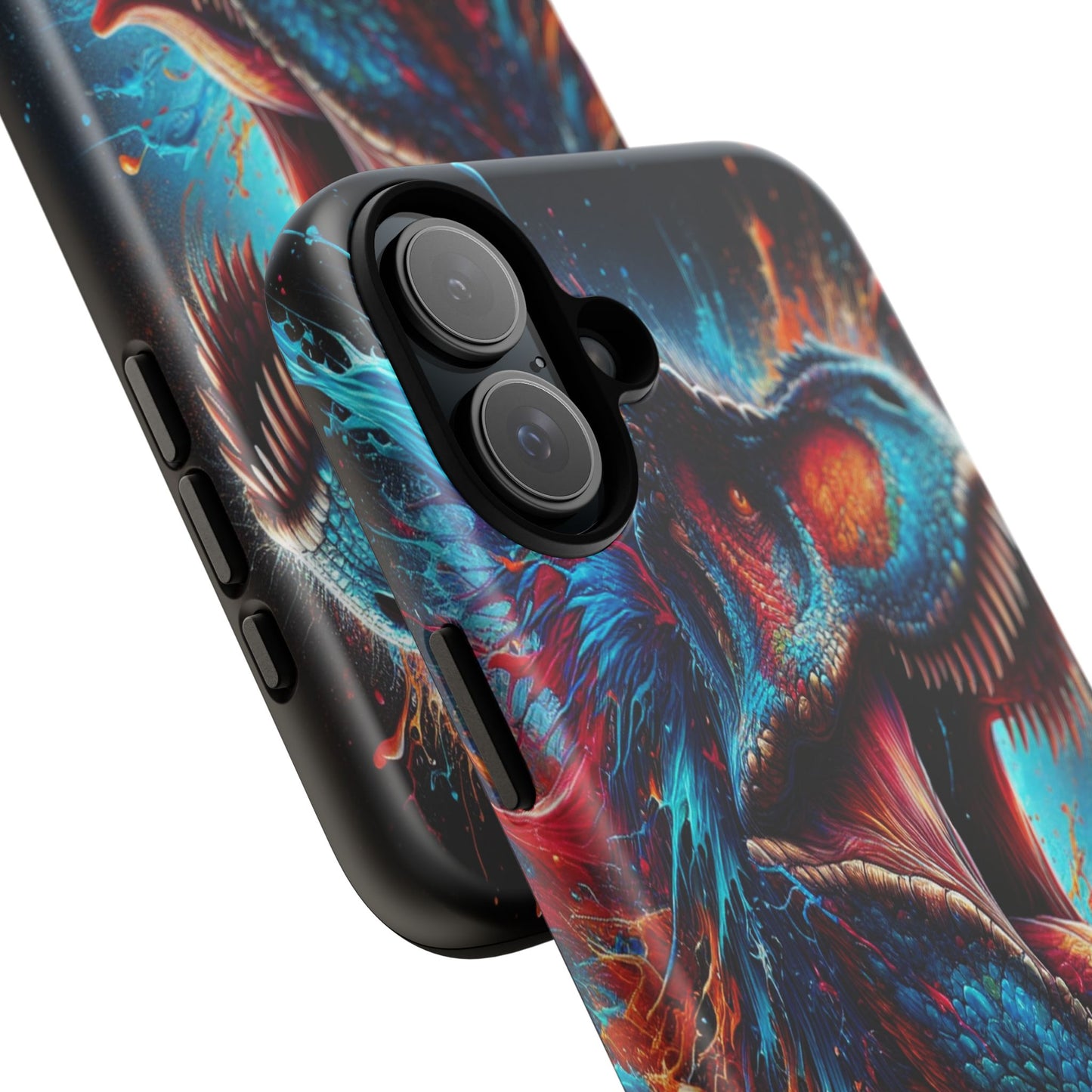 Colorburst Dinosaur Roar - Phone Case
