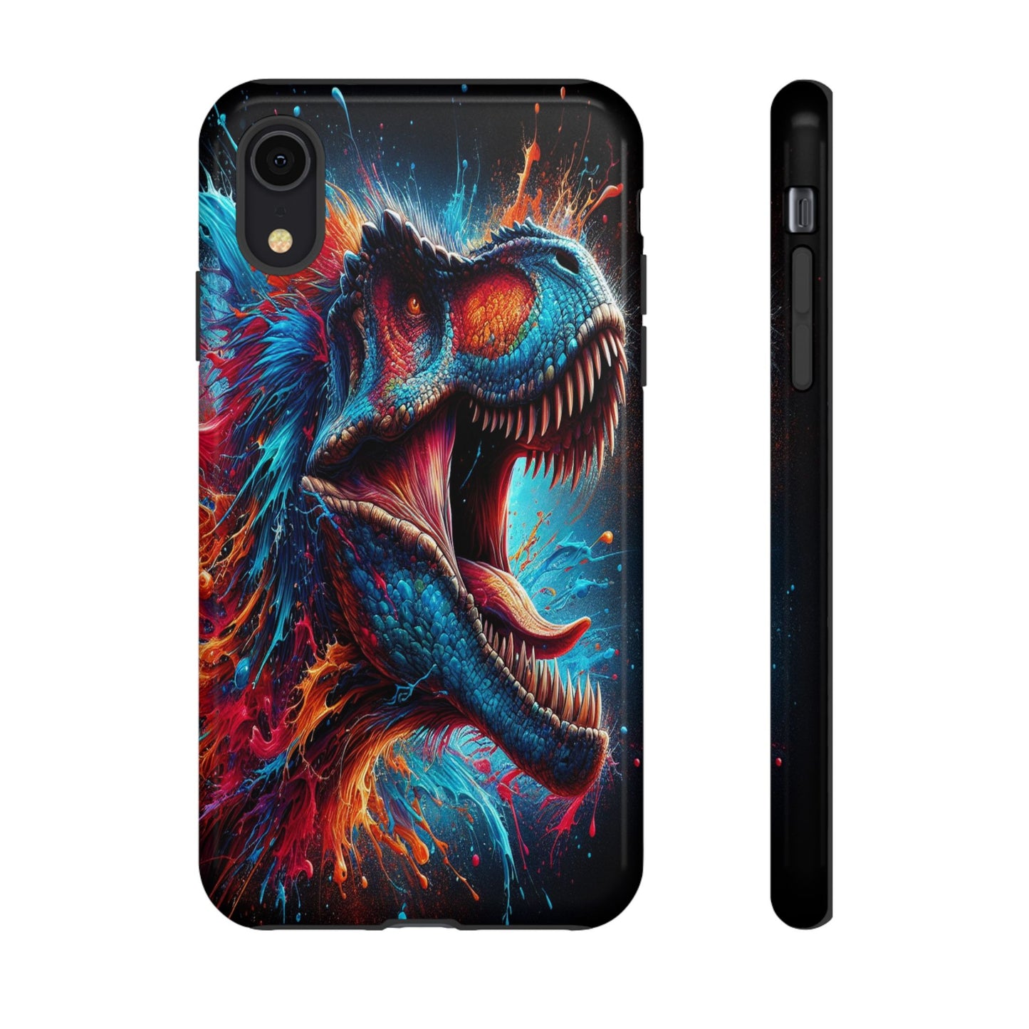 Colorburst Dinosaur Roar - Phone Case