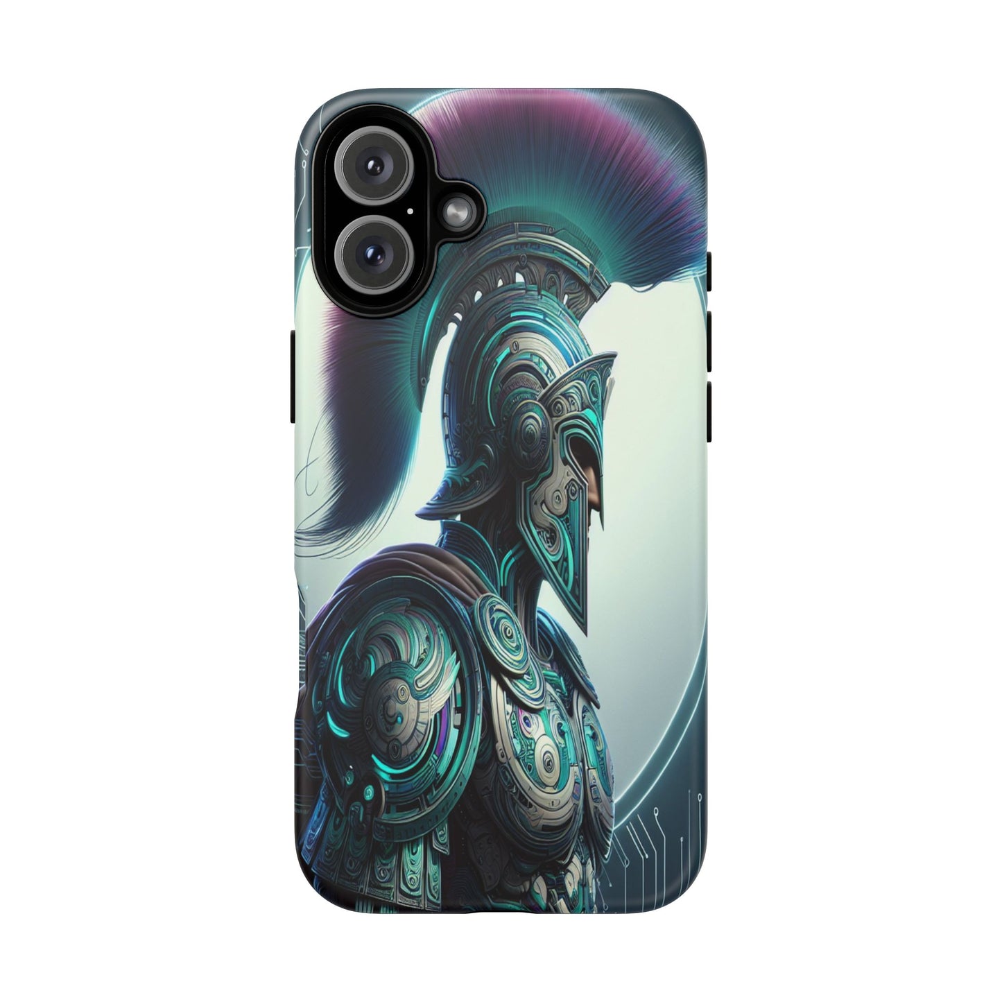 Custom ProtectiveGuardian of the Digital RealmIphone Case Compatible With Iphone 16 15 14 - Phone Cover