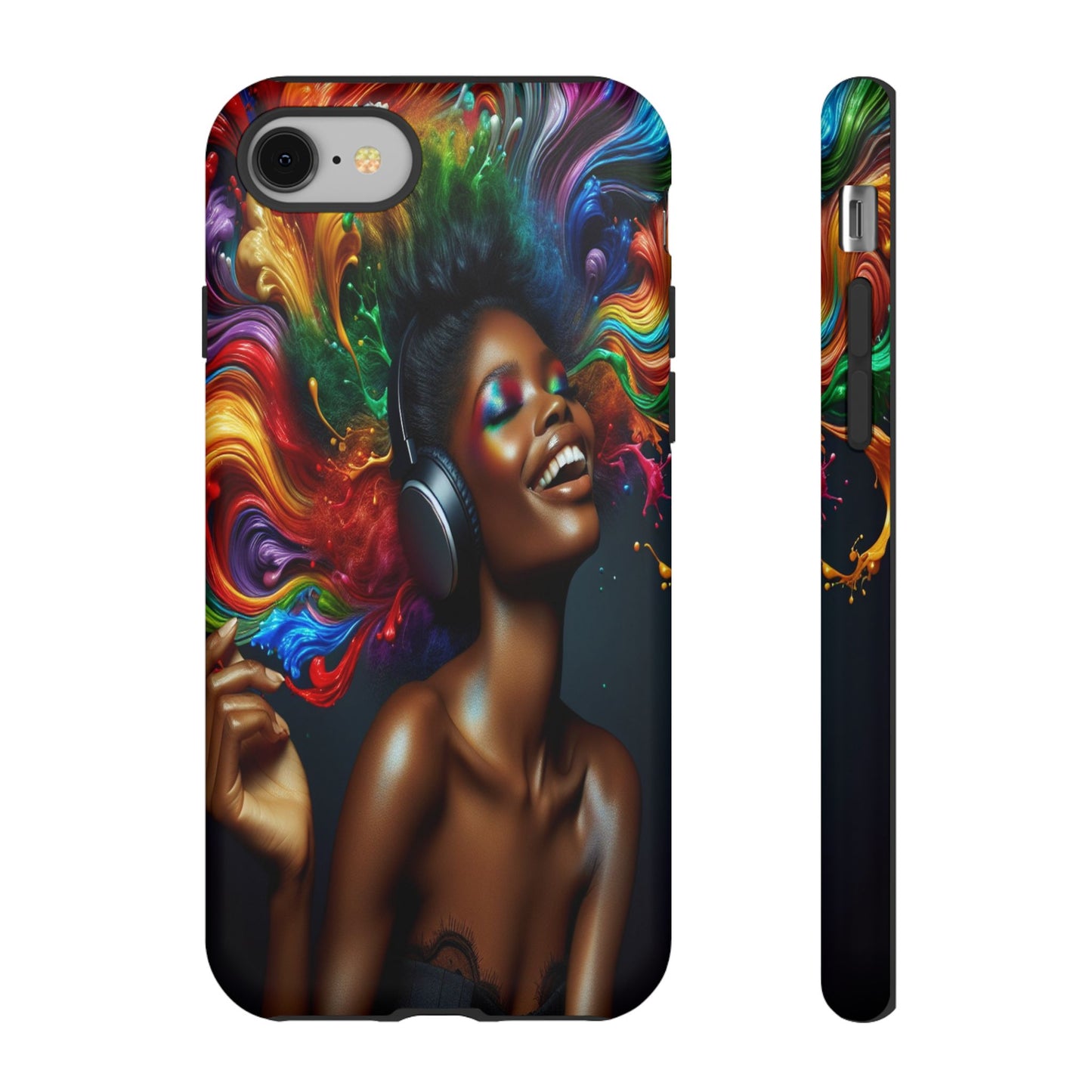 Protective Colorful Rhythms Iphone Case Compatible With Iphone 16 15 14 - Phone Cover