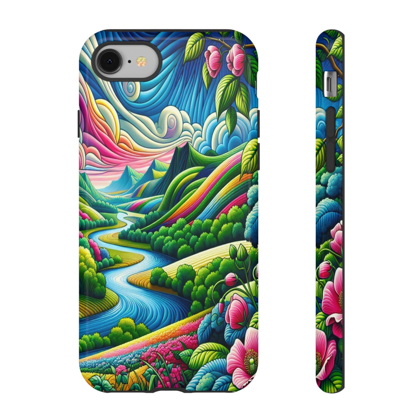 Colorful Landscape Fantasy - Phone Case