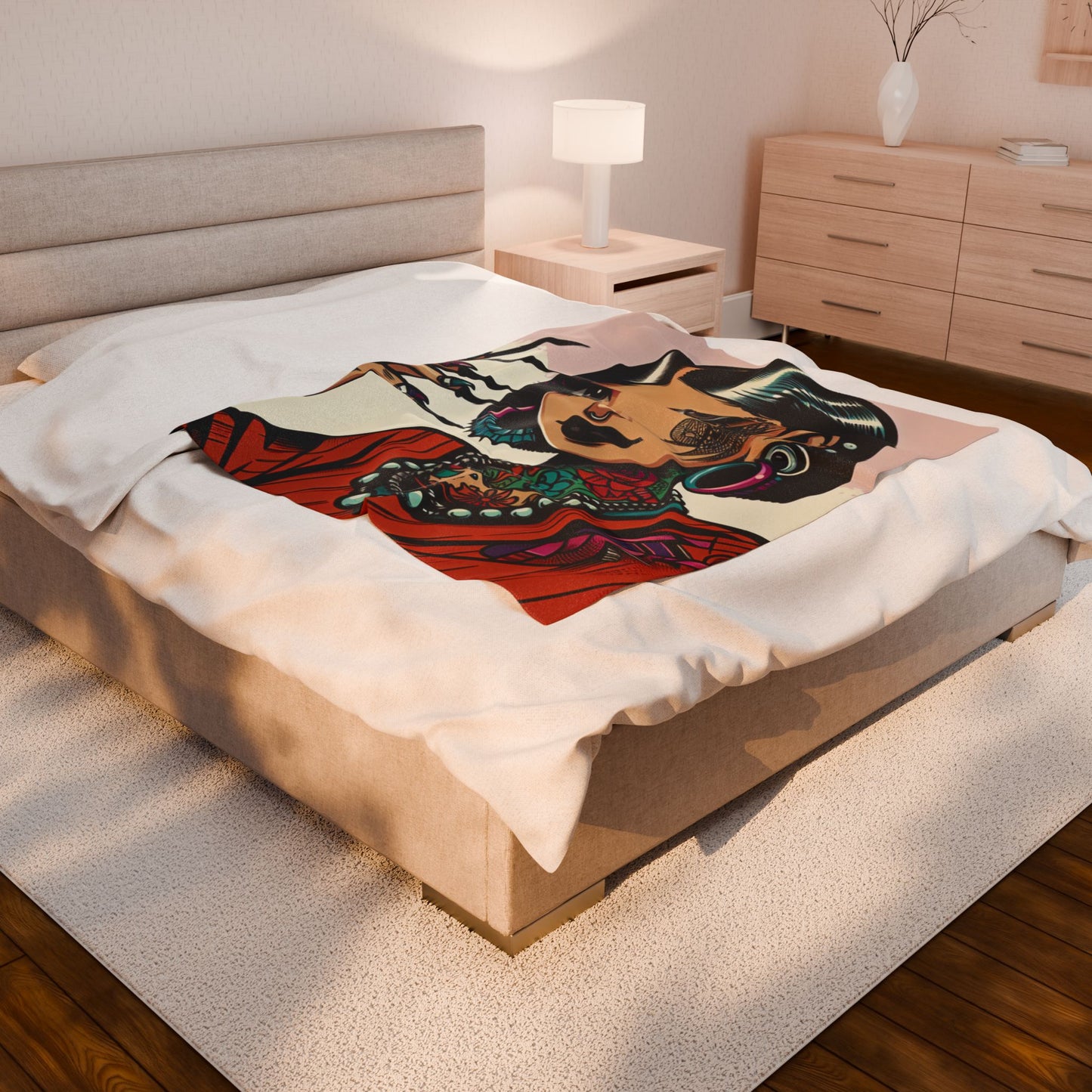 Tattooed Chic Icon - Plush Blanket