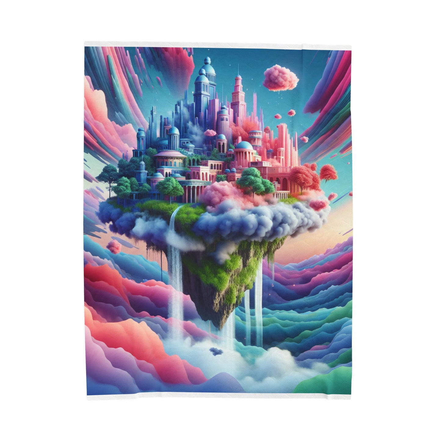 Floating Paradigm - Plush Blanket