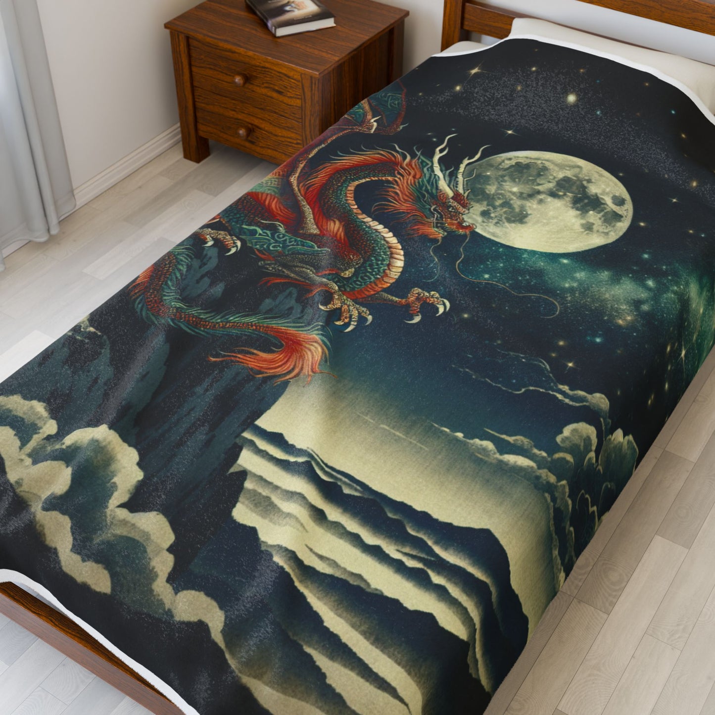 Dragon's Night Watch - Plush Blanket