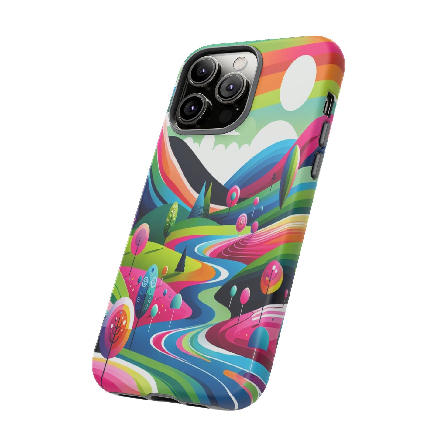 Colorful Landscape Journey - Phone Case
