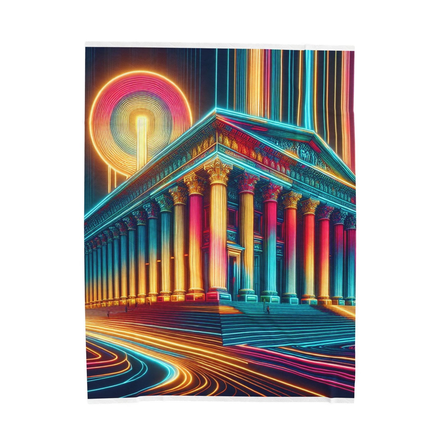 Neoclassical Pulse- Plush Blanket