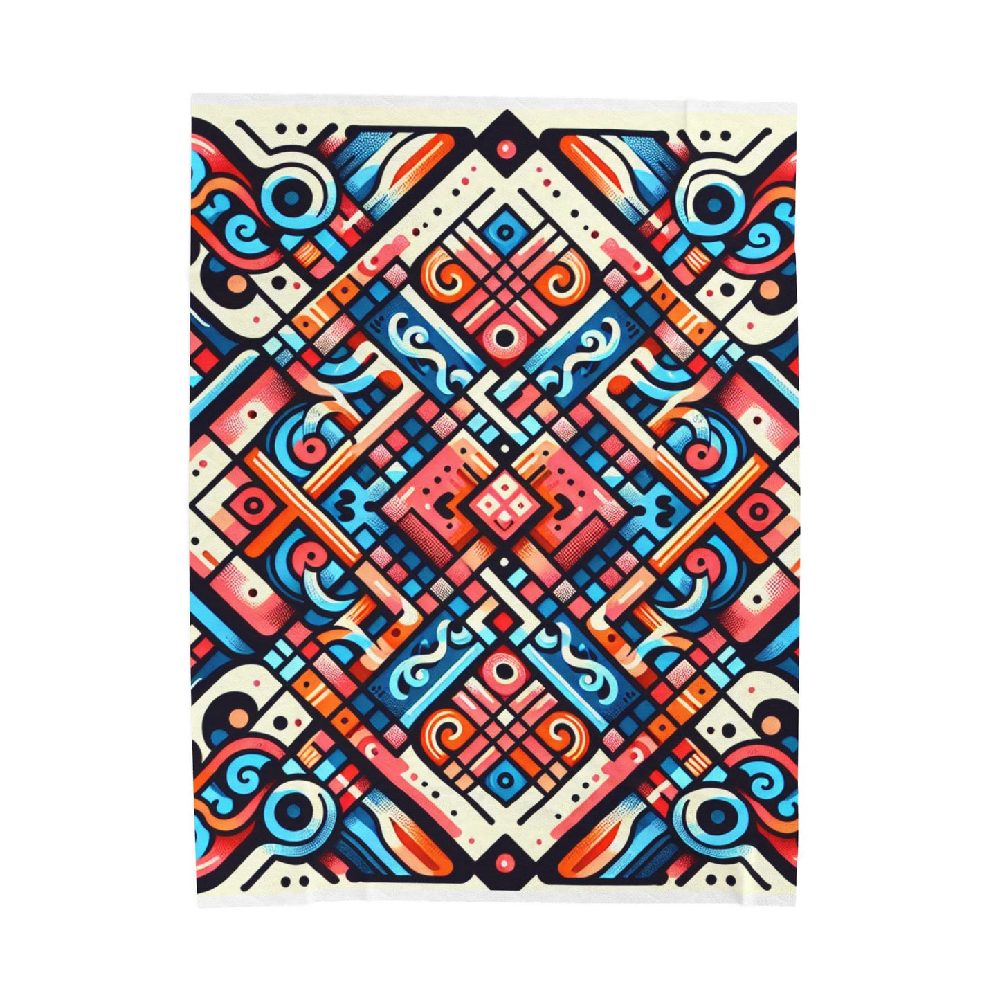 Chromatic Labyrinth - Plush Blanket