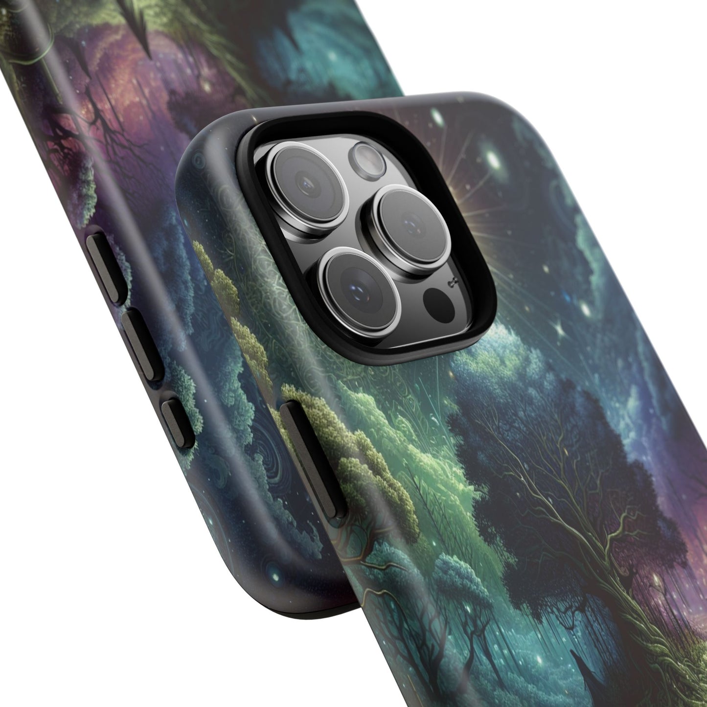 Luminous Forest Nightscape - Phone Case