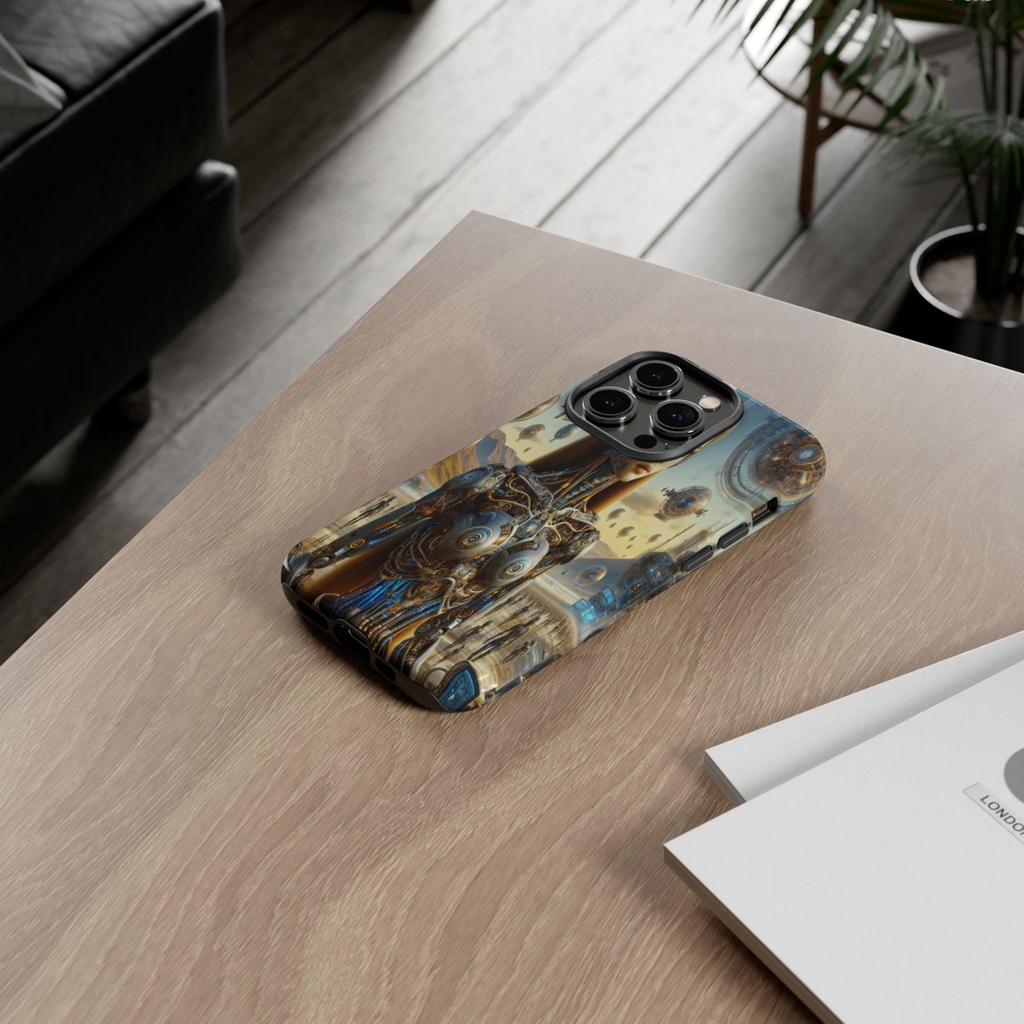 Futuristic Realm of Technology - Phone Case