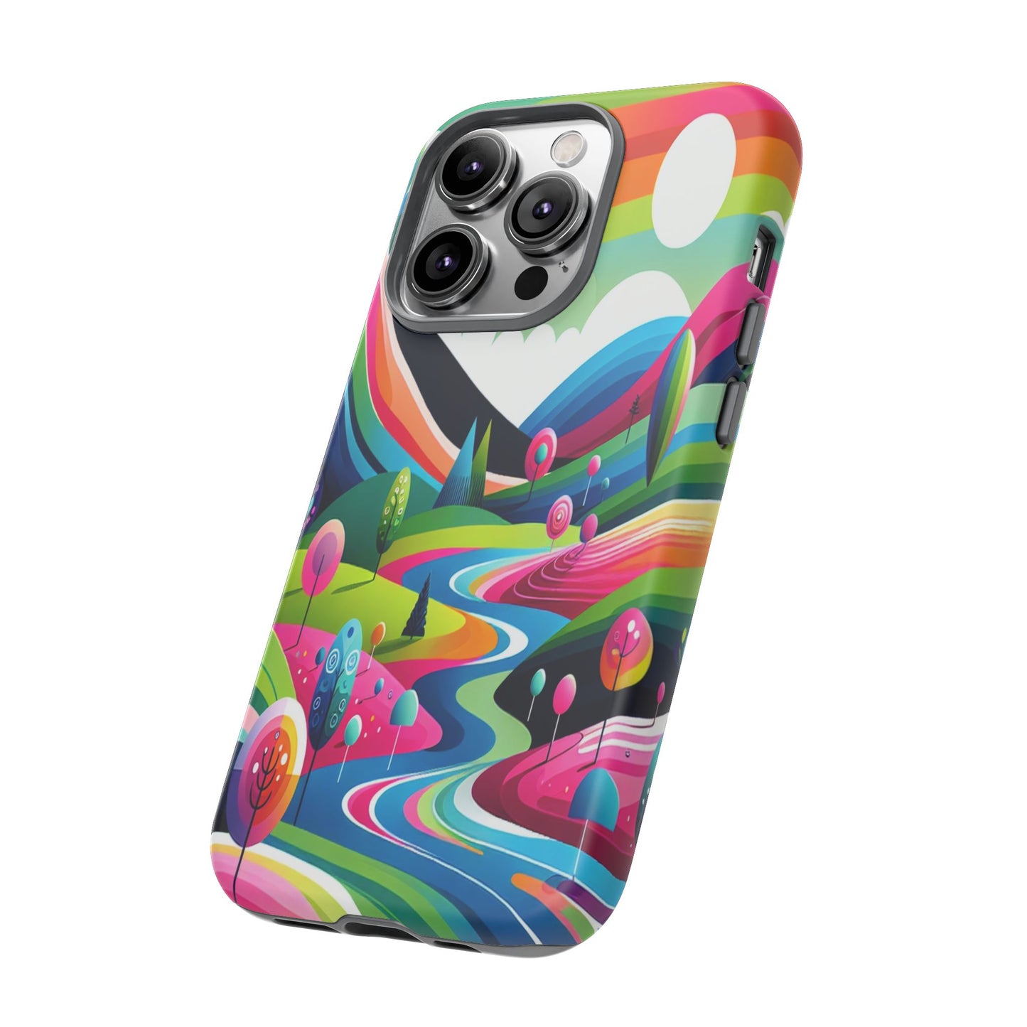Colorful Landscape Journey - Phone Case