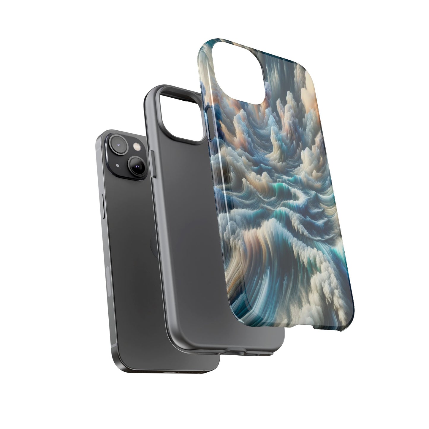Waves of Clouded Light - Phone Case
