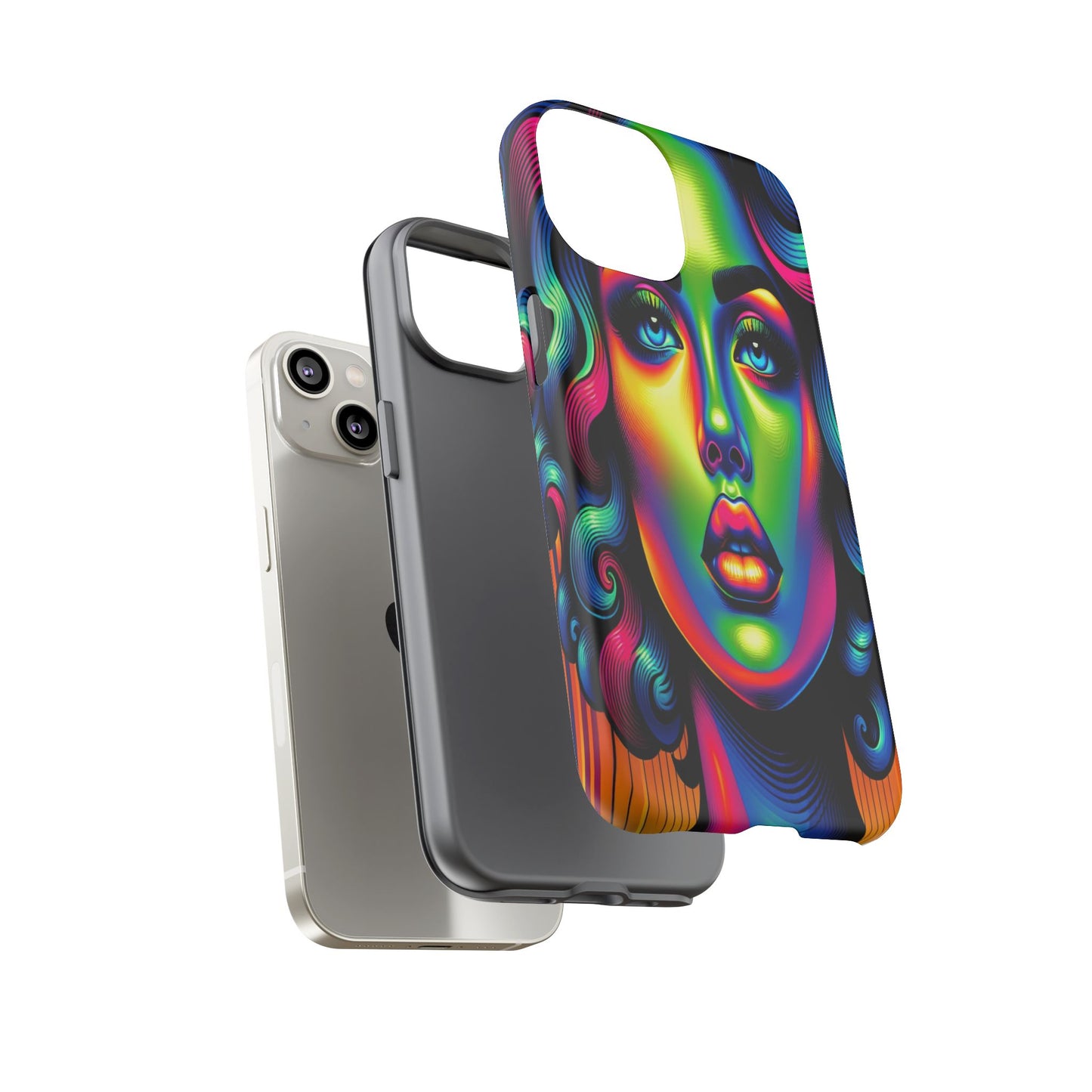 Custom Protective Spectrum Radiance Iphone Case Compatible With Iphone 16 15 14 - Phone Cover