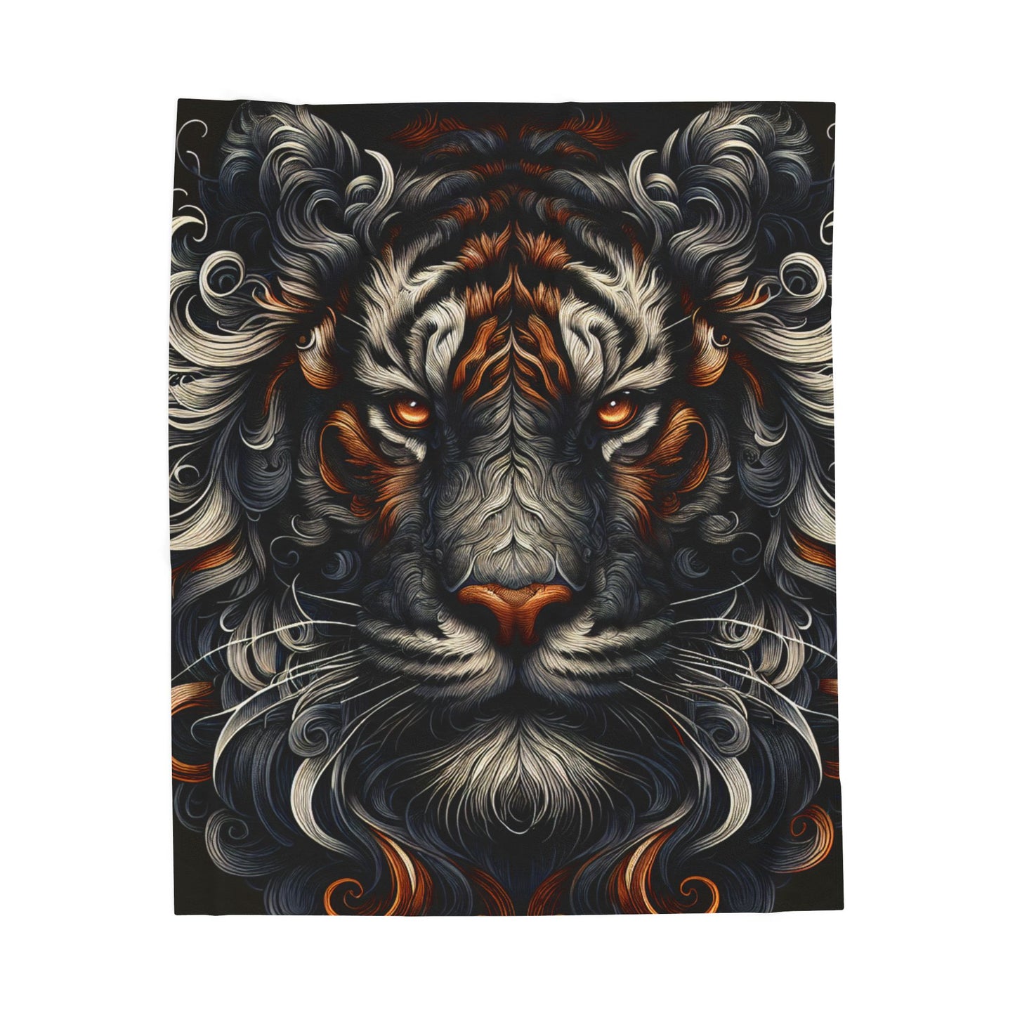Fierce Tiger Majesty - Plush Blanket