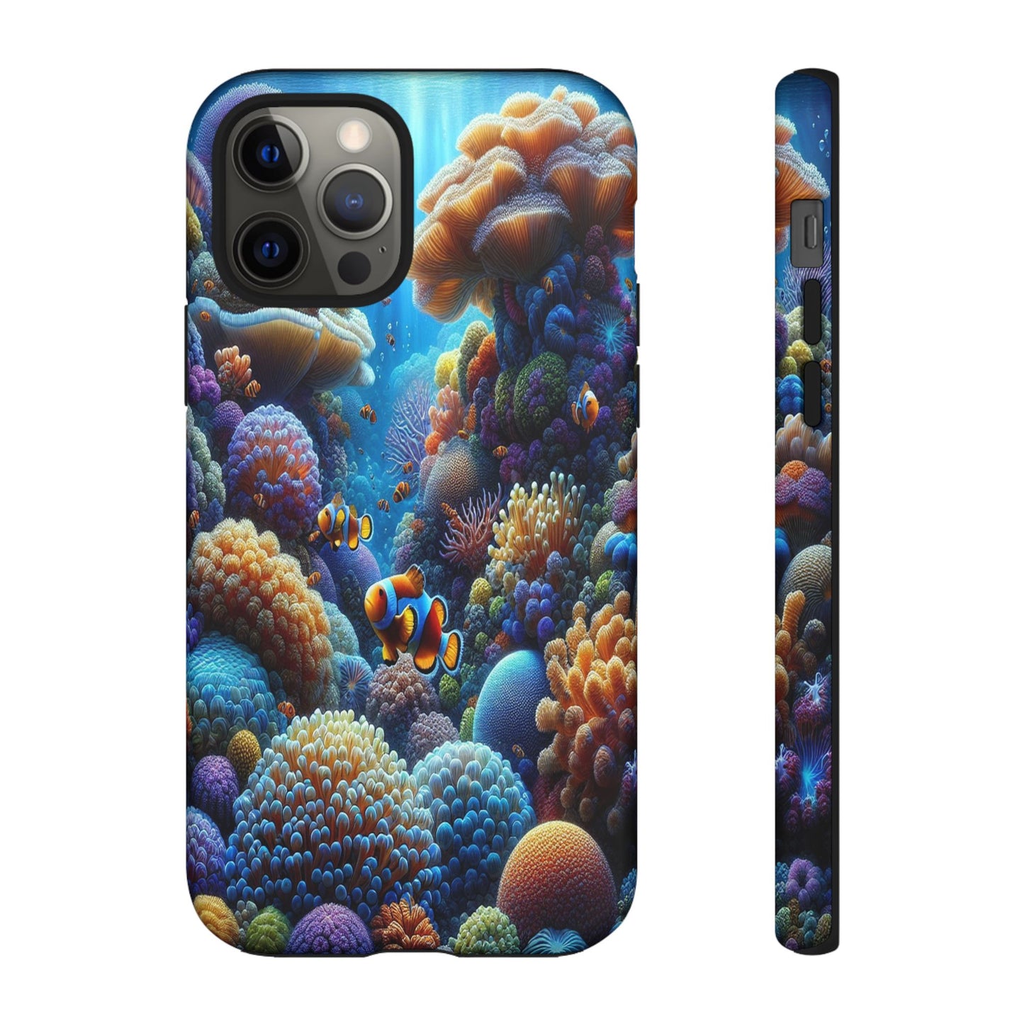 Custom ProtectiveUnderwater Paradise Alive with ColorIphone Case Compatible With Iphone 16 15 14 - Phone Cover