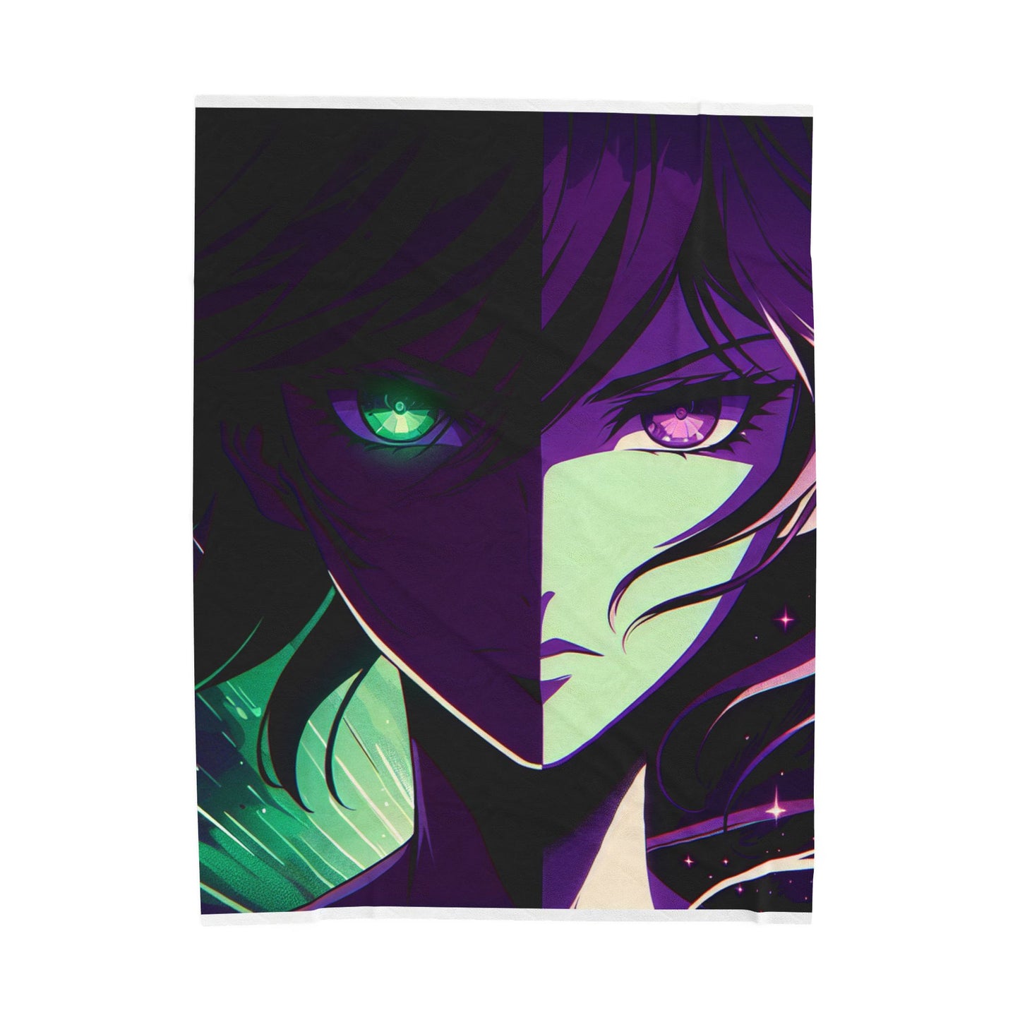 Anime Dual Realms - Plush Blanket