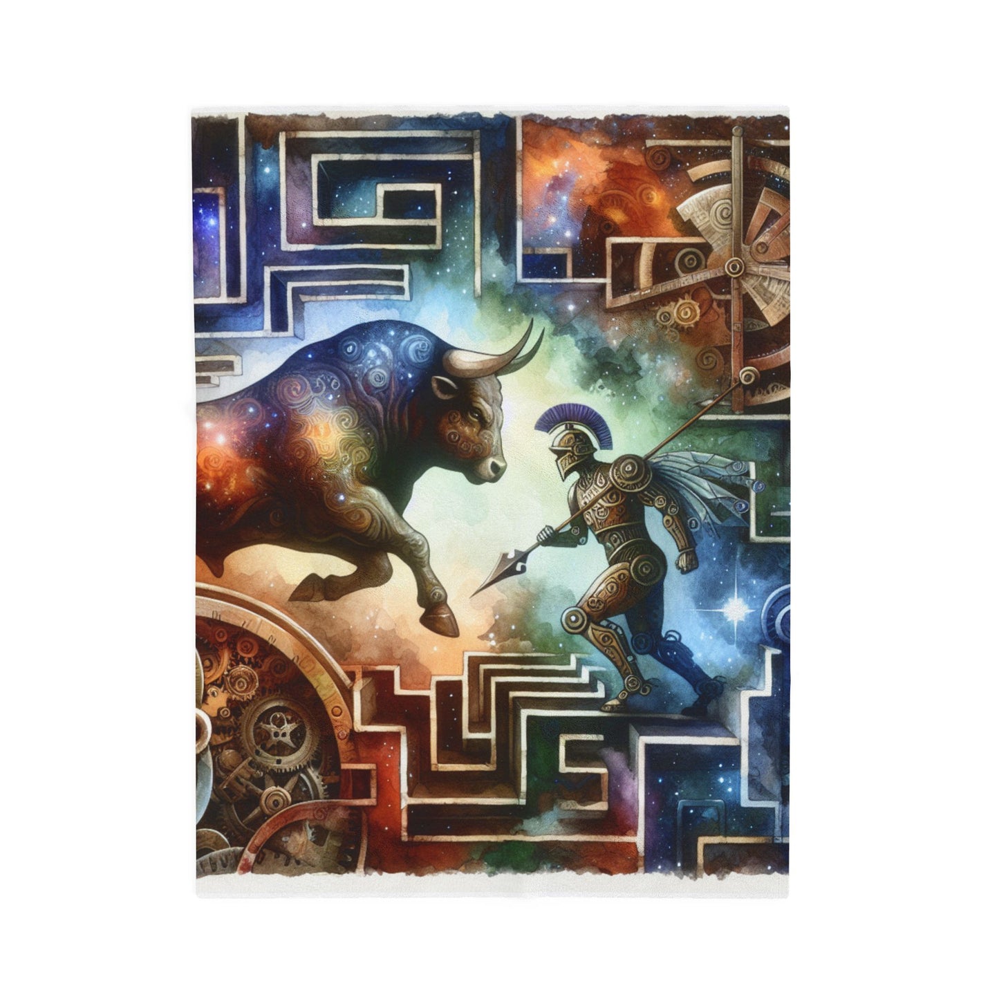 Labyrinth Encounter - Plush Blanket