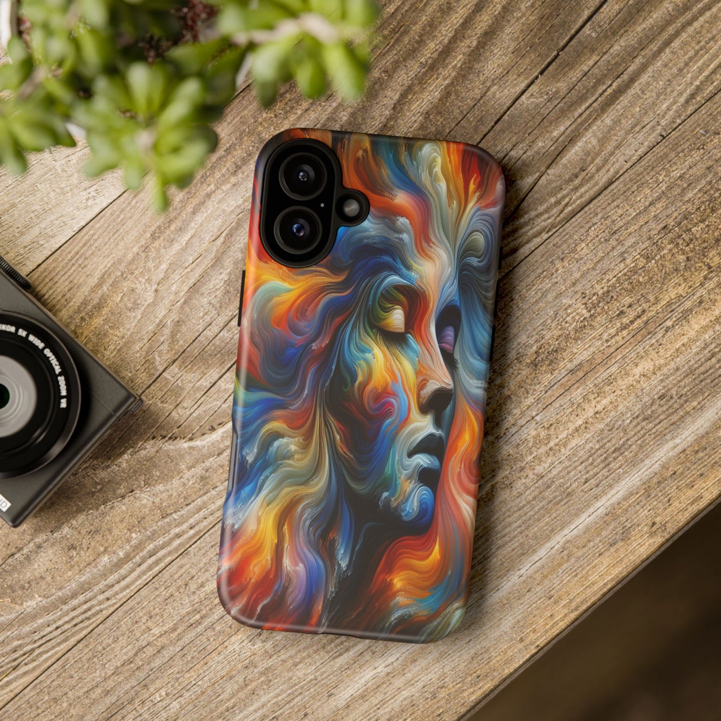Custom Protective Whirlwind of Colors Iphone Case Compatible With Iphone 16 15 14 - Phone Cover