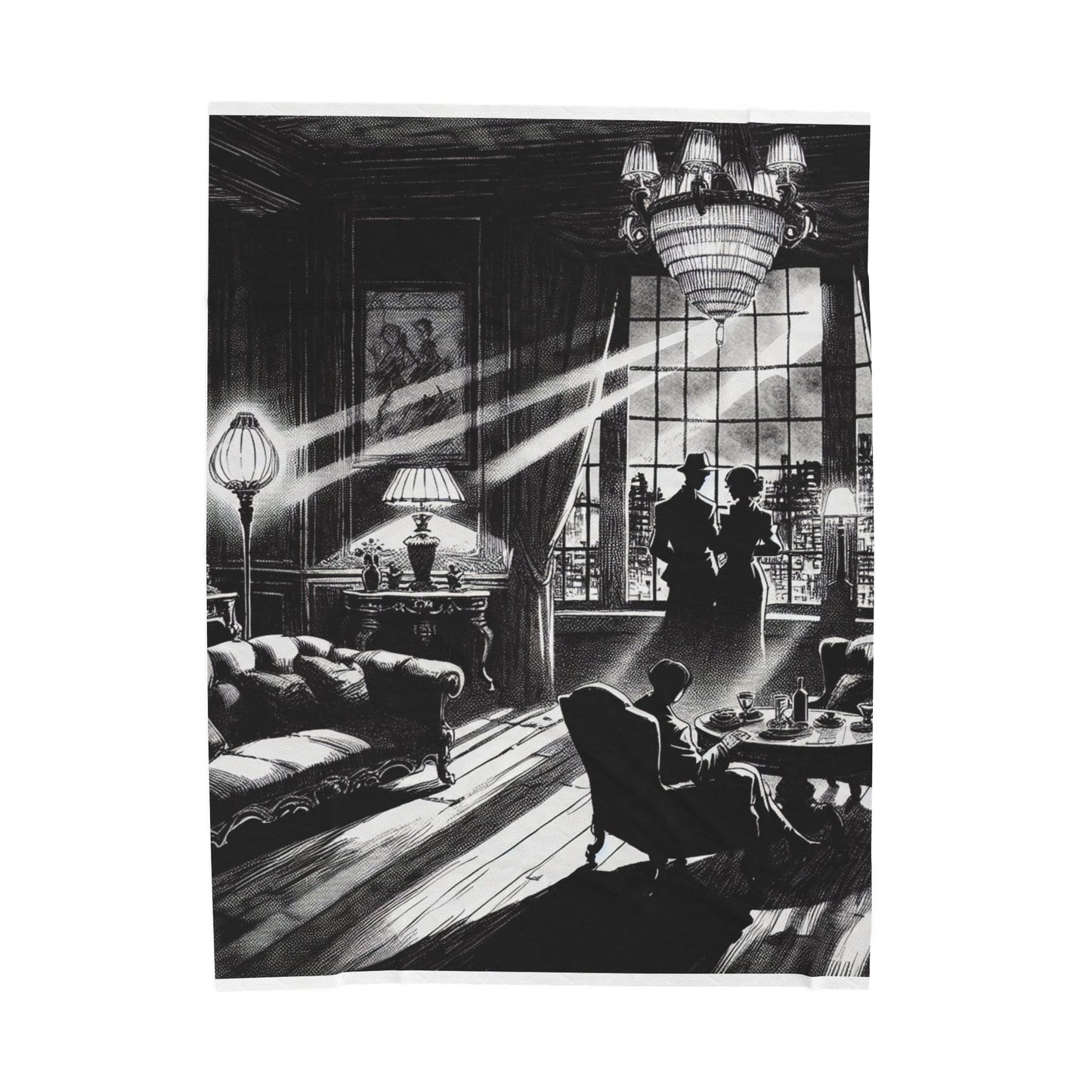 Glimpse of Elegance - Plush Blanket