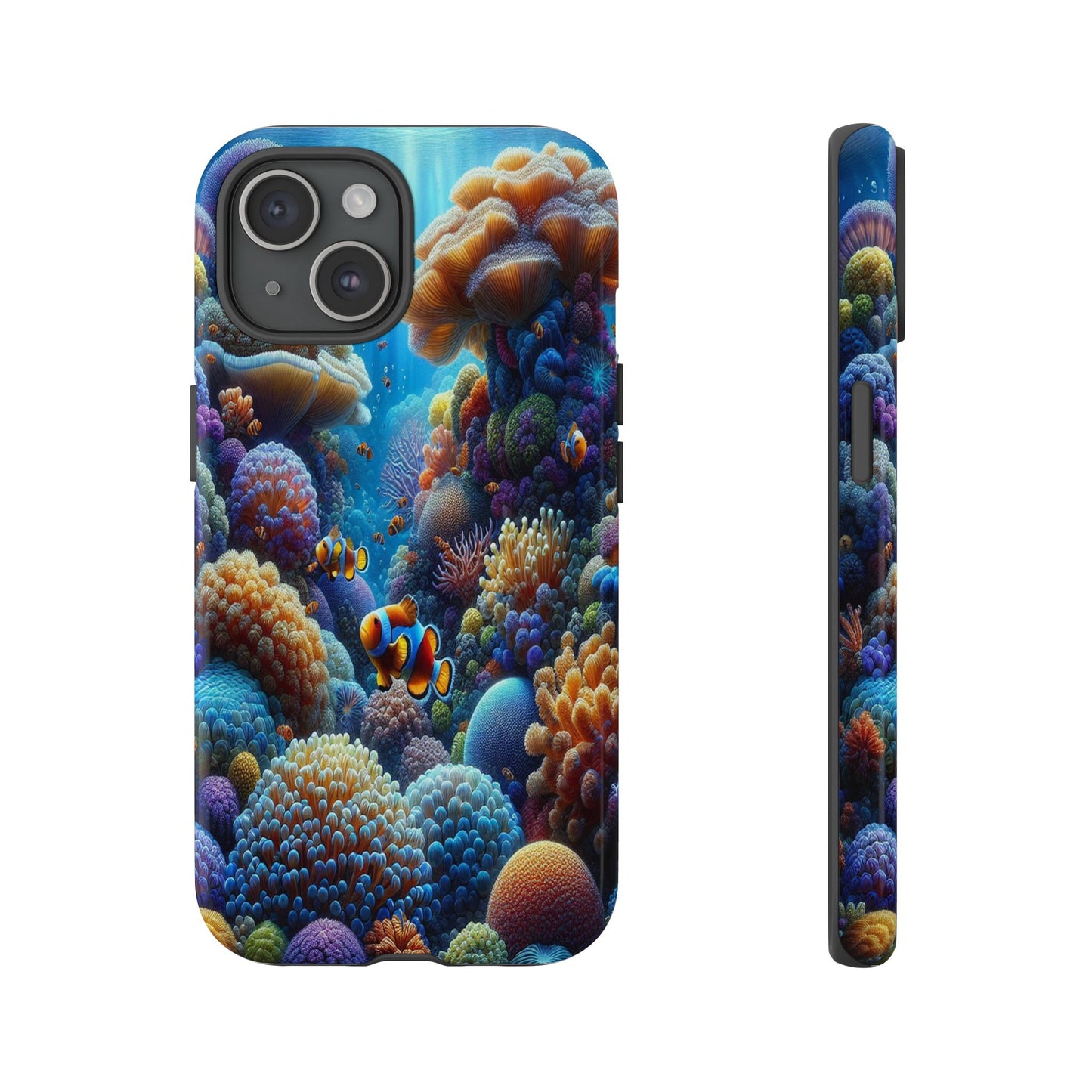 Custom ProtectiveUnderwater Paradise Alive with ColorIphone Case Compatible With Iphone 16 15 14 - Phone Cover