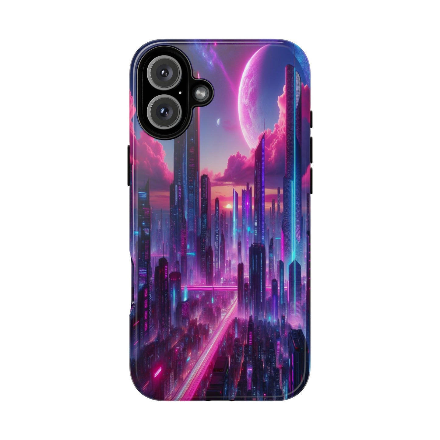 Futuristic Skyline Fantasy - Phone Case