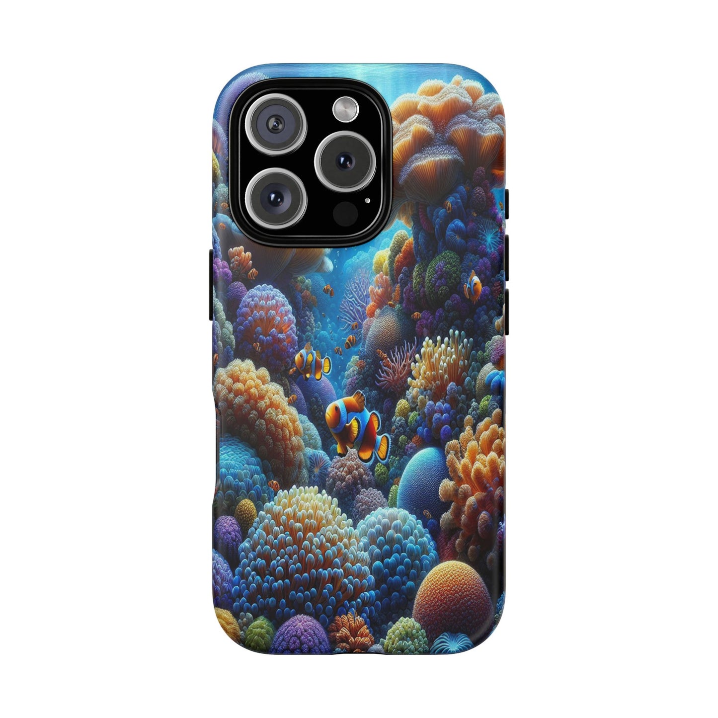 Custom ProtectiveUnderwater Paradise Alive with ColorIphone Case Compatible With Iphone 16 15 14 - Phone Cover