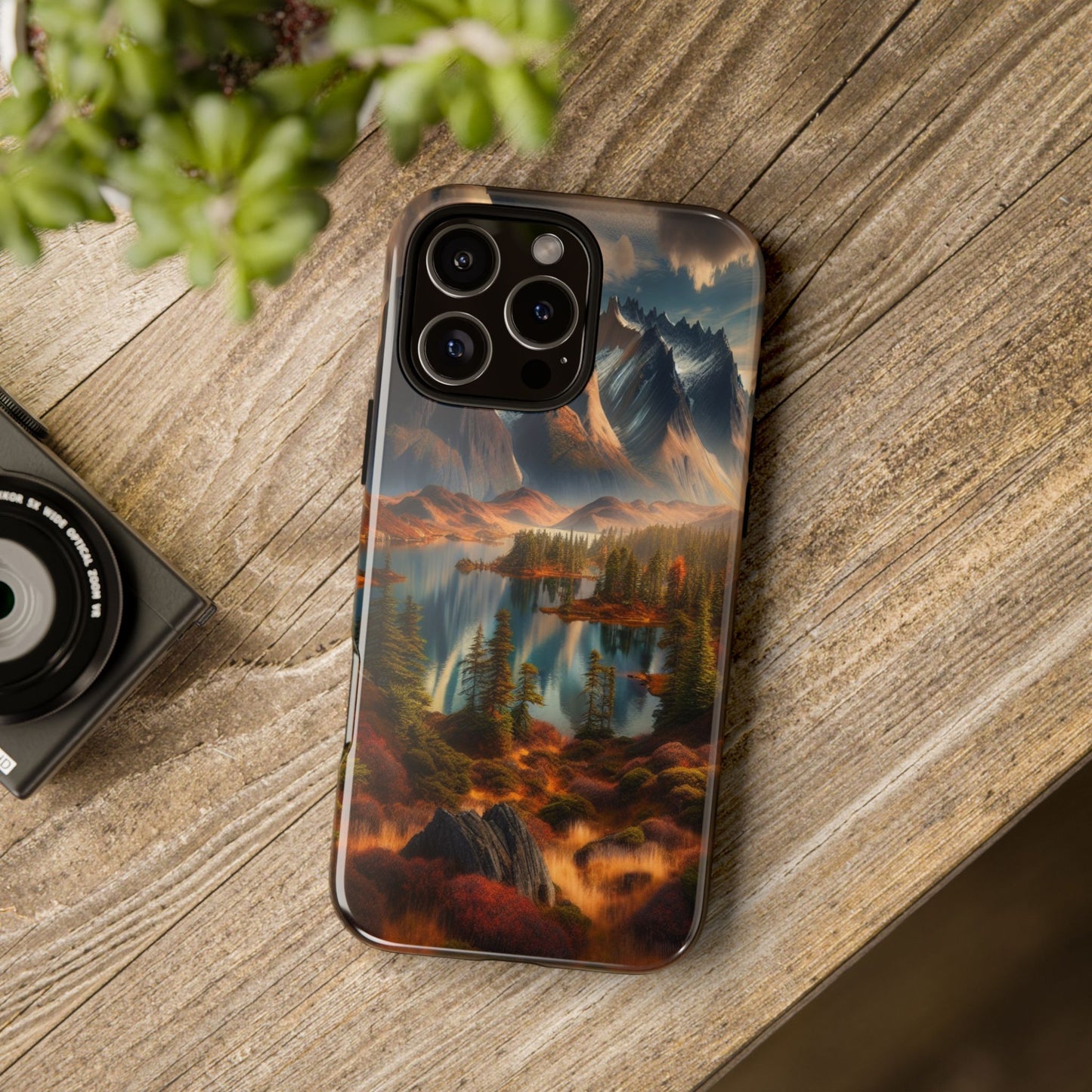 Custom ProtectiveMajestic Peaks and Tranquil WatersIphone Case Compatible With Iphone 16 15 14 - Phone Cover