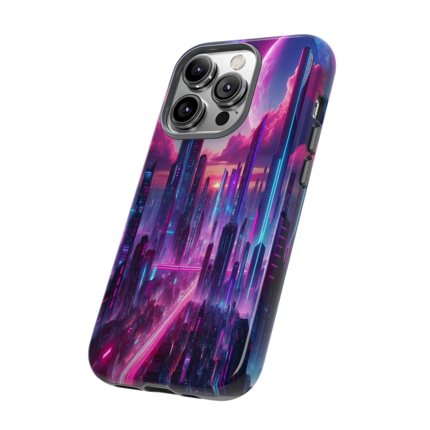 Futuristic Skyline Fantasy - Phone Case