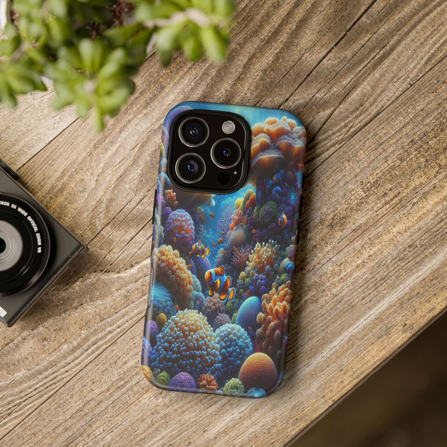 Custom ProtectiveUnderwater Paradise Alive with ColorIphone Case Compatible With Iphone 16 15 14 - Phone Cover