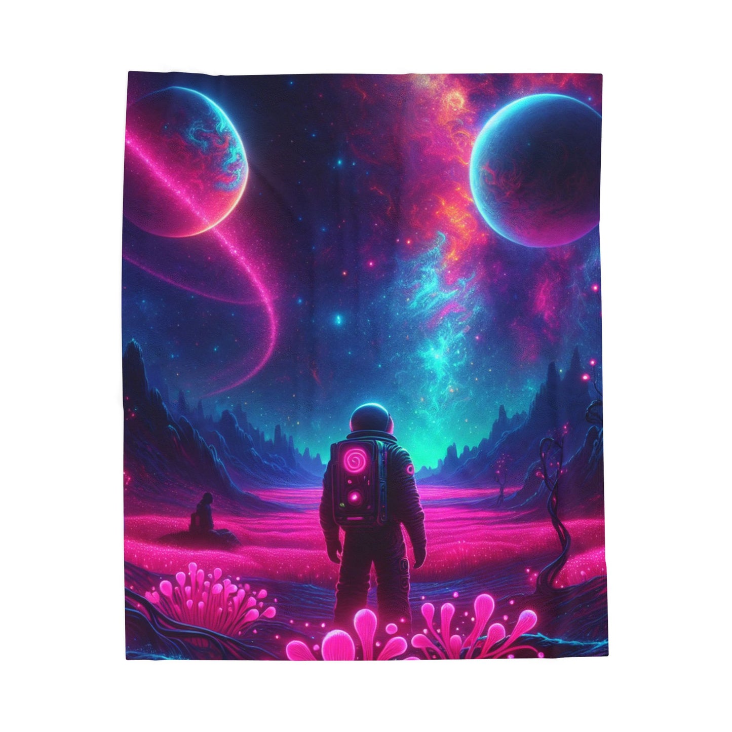 Exploration Beyond Boundaries - Plush Blanket