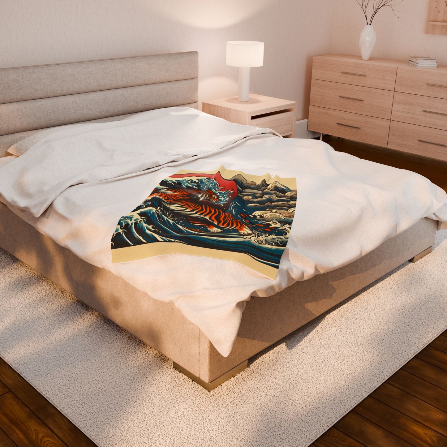 Roaring Through the Waves - Plush Blanket