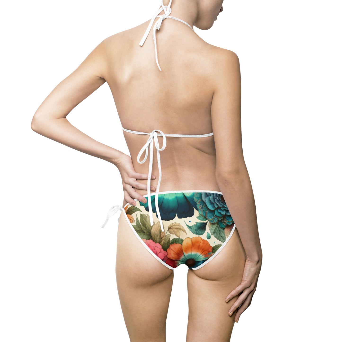 Women's Botanical Palette Inspiration Bikini Swimsuit