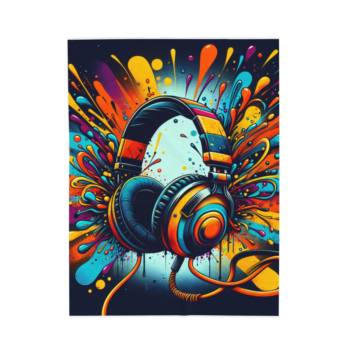 Explosion of Rhythms- Plush Blanket