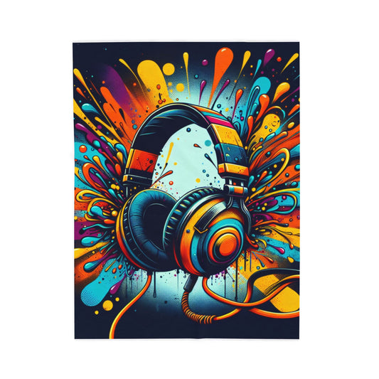 Explosion of Rhythms- Plush Blanket