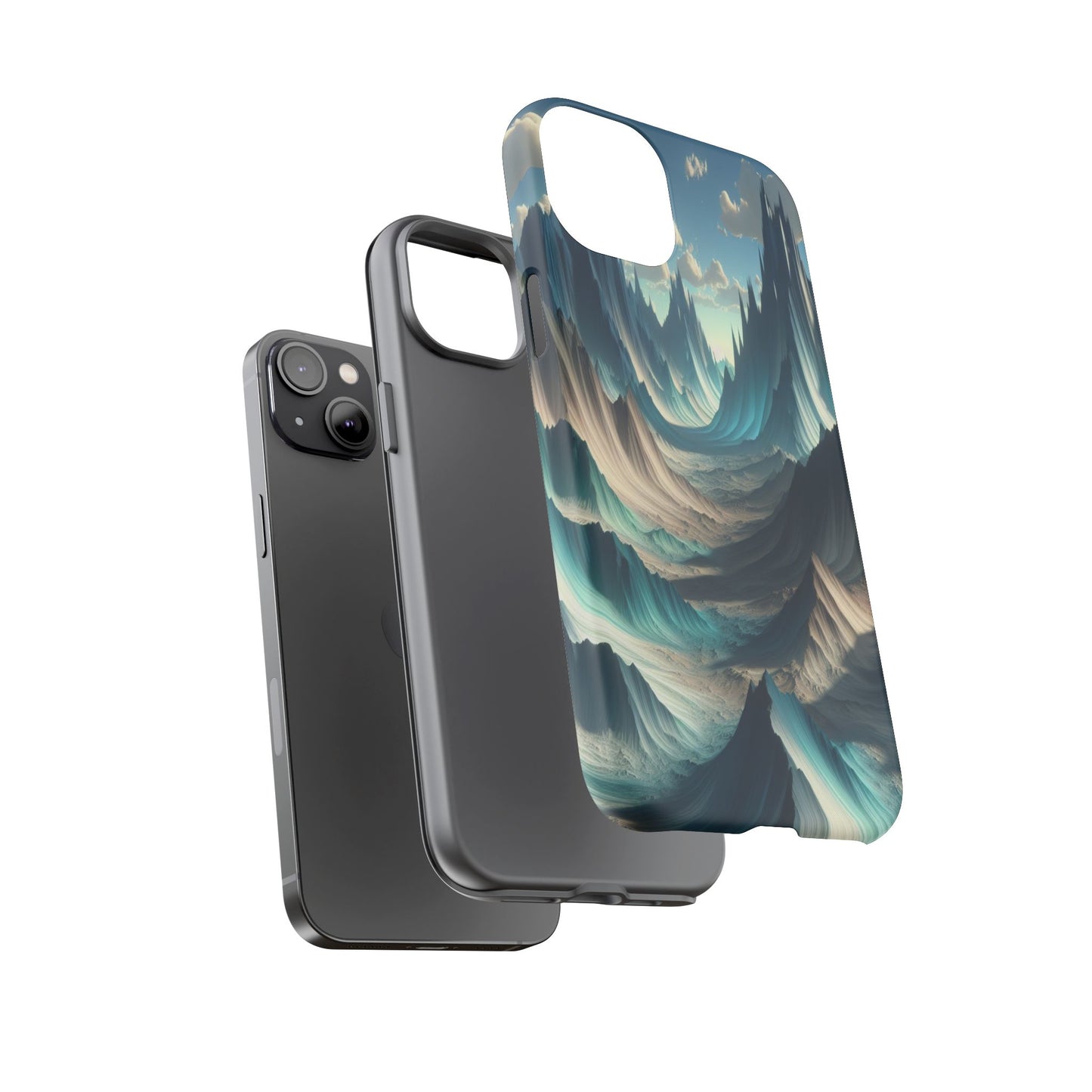 Whispering Peaks of Imagination - Phone Case