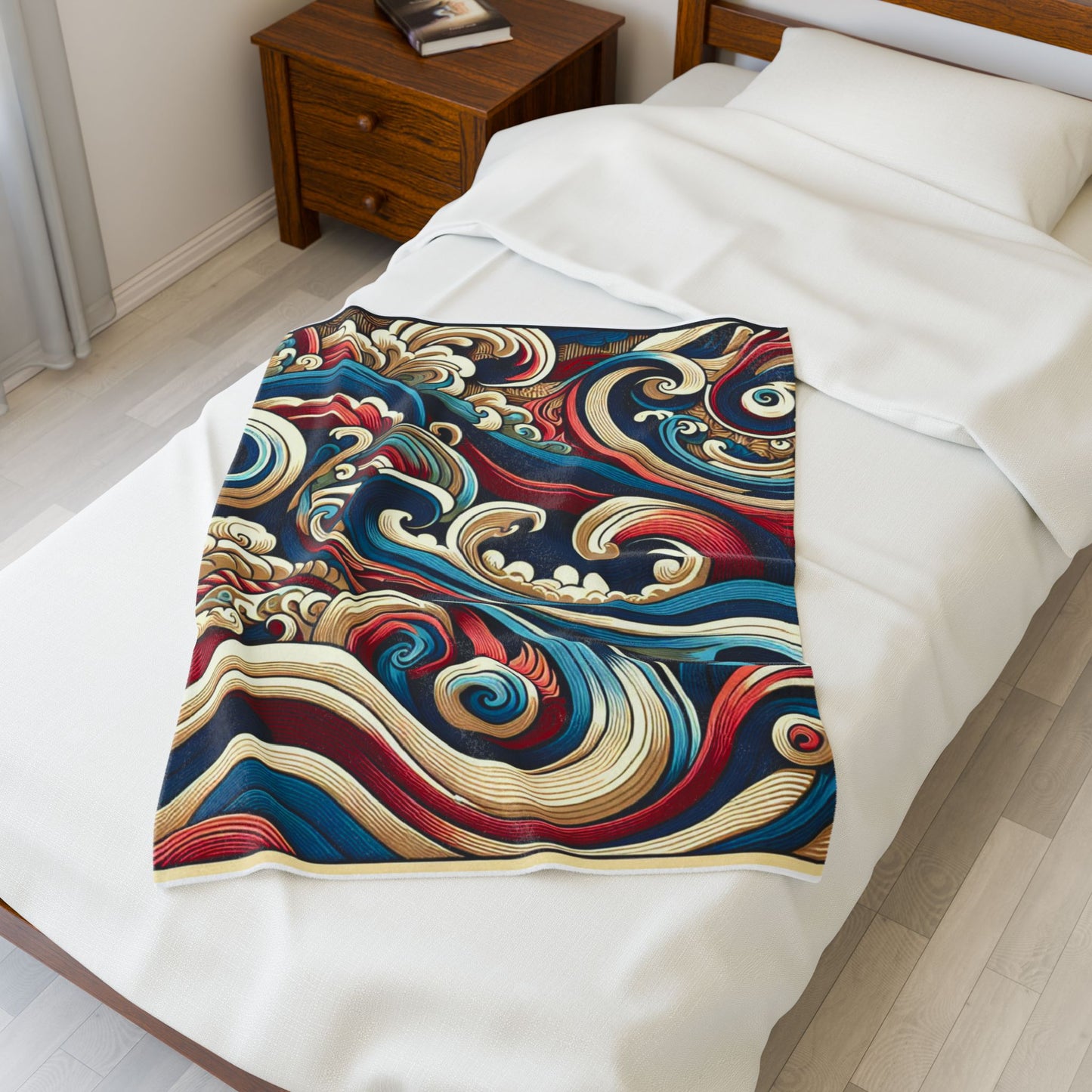 Swirling Currents of Creativity - Plush Blanket