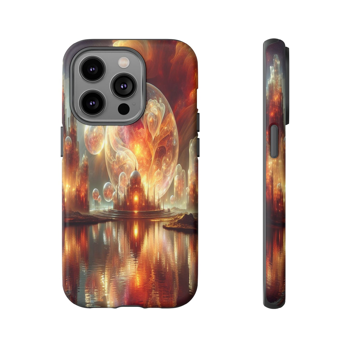 Protective Celestial Dreamscape Iphone Case Compatible With Iphone 16 15 14 - Phone Cover